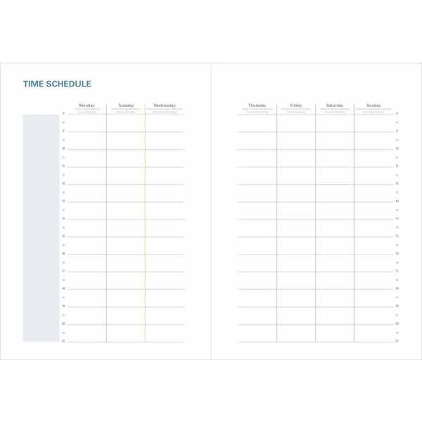 Buchkalender Plan Note 15 15x21cm Pastell Grün 2026