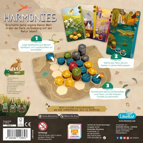 Libellud Harmonies (DE/FR/EN) - Taktisches Familienspiel Libellud Harmonies (DE/FR/EN) - Taktisches Familienspiel