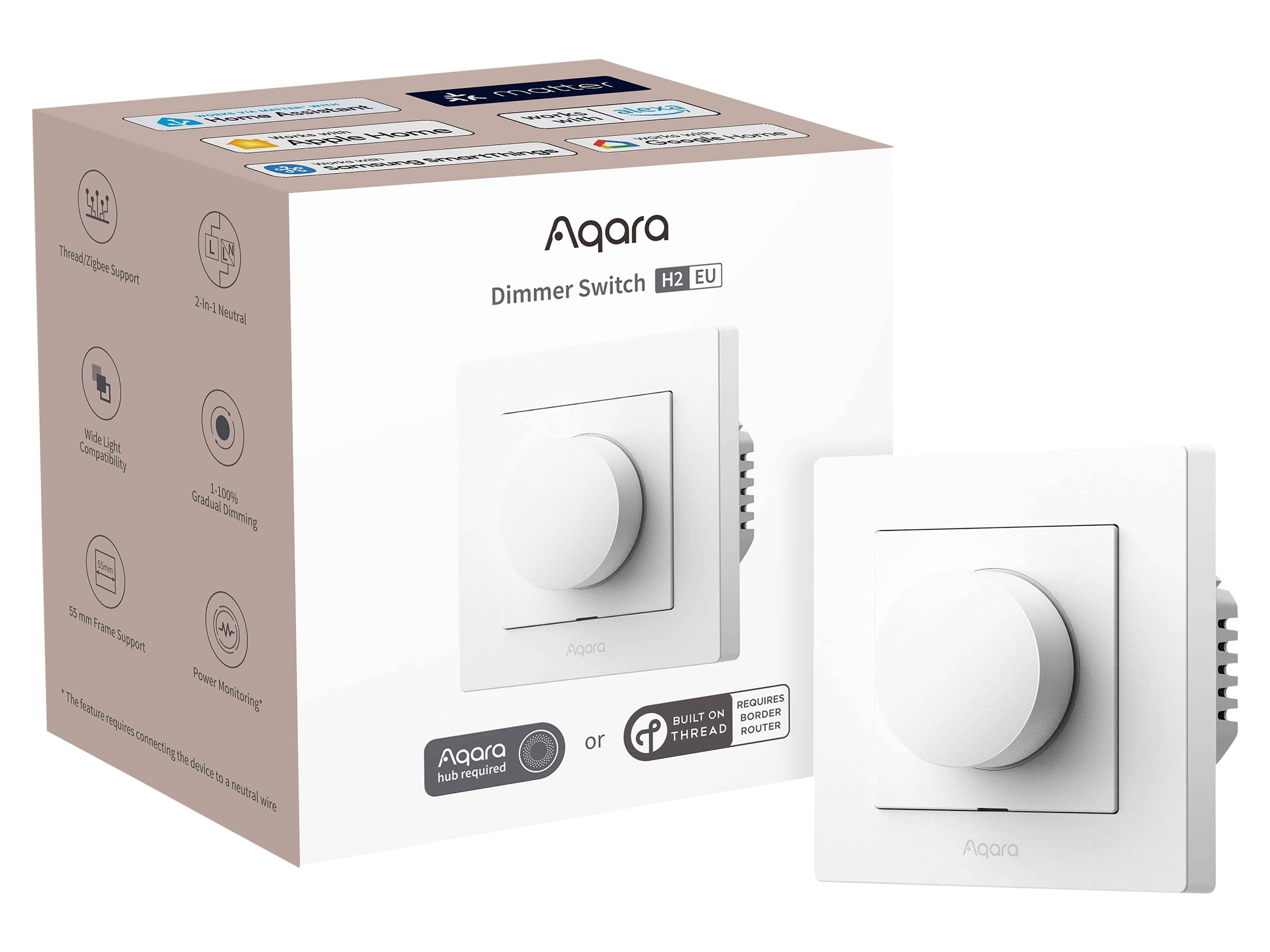 AQARA Dimmer-Schalter H2, KD-R01D, weiß