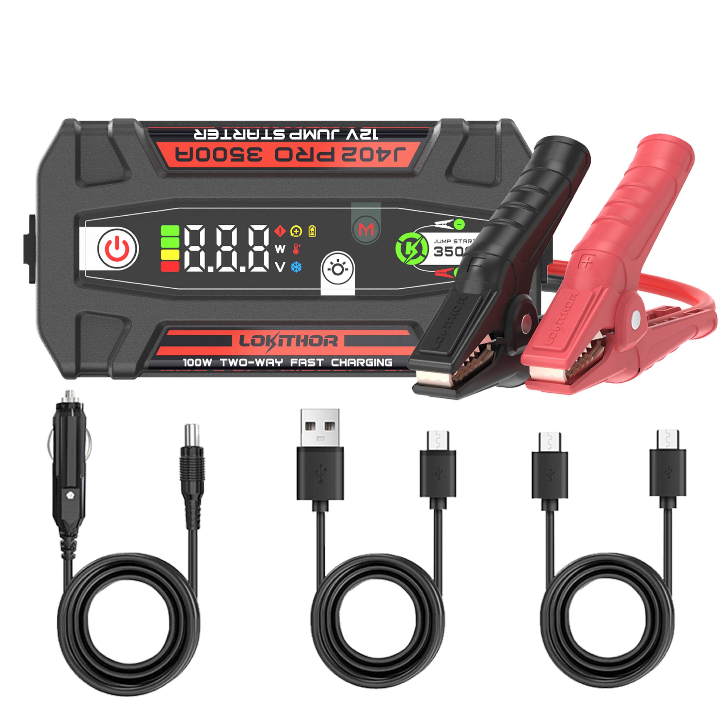 Lokithor J402 PRO Jumpstarter 12V 3500A