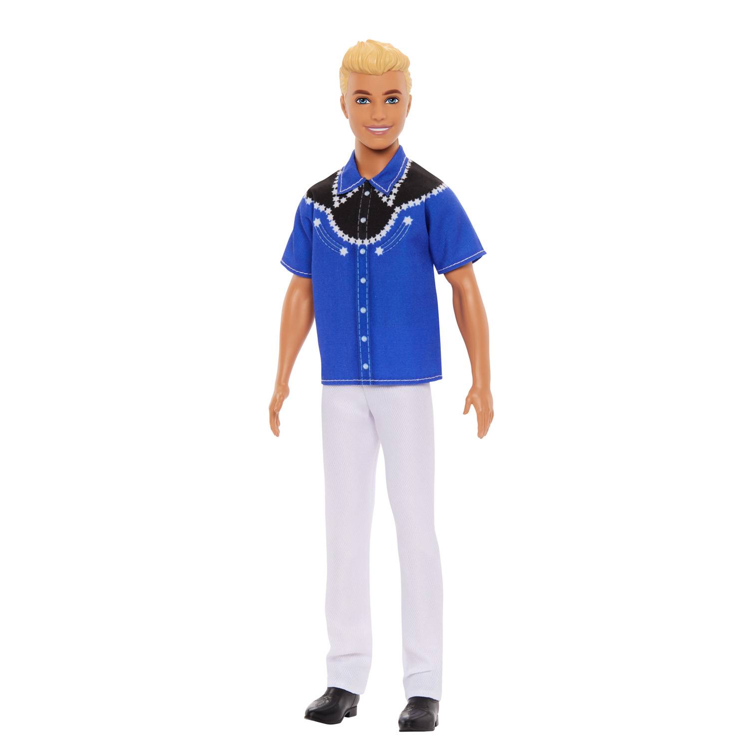 BESTELLUNG - EINZELN BESTELLBAR - Mattel DWK44; HRH25 - Barbie Fashionista Ken-Puppe - Western Ken