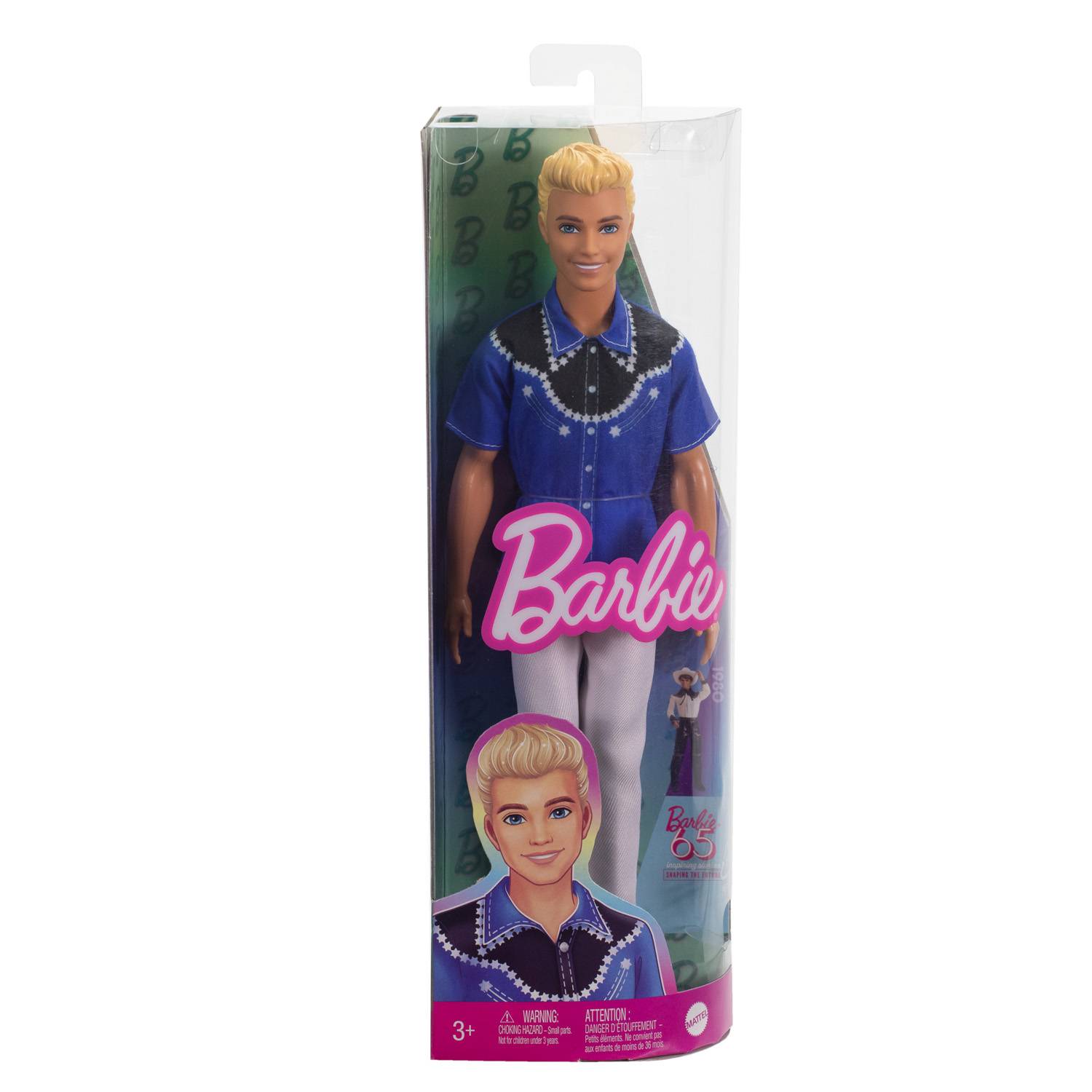 BESTELLUNG - EINZELN BESTELLBAR - Mattel DWK44; HRH25 - Barbie Fashionista Ken-Puppe - Western Ken