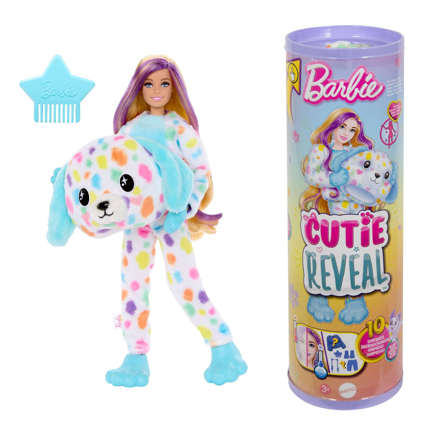Mattel HRK41 - Barbie Cutie Reveal Barbie Color Dream Series - Dalmatiner