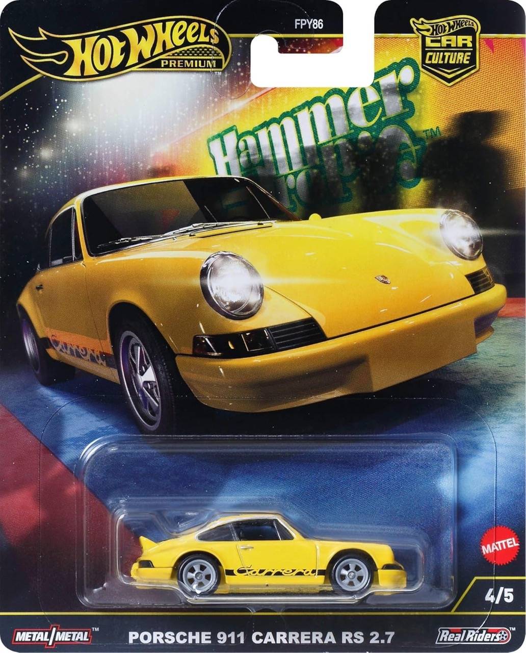 Mattel FPY86; HRW07 - Hot Wheels Porsche 911 Carrera RS 2.7 - % OS; VOL %