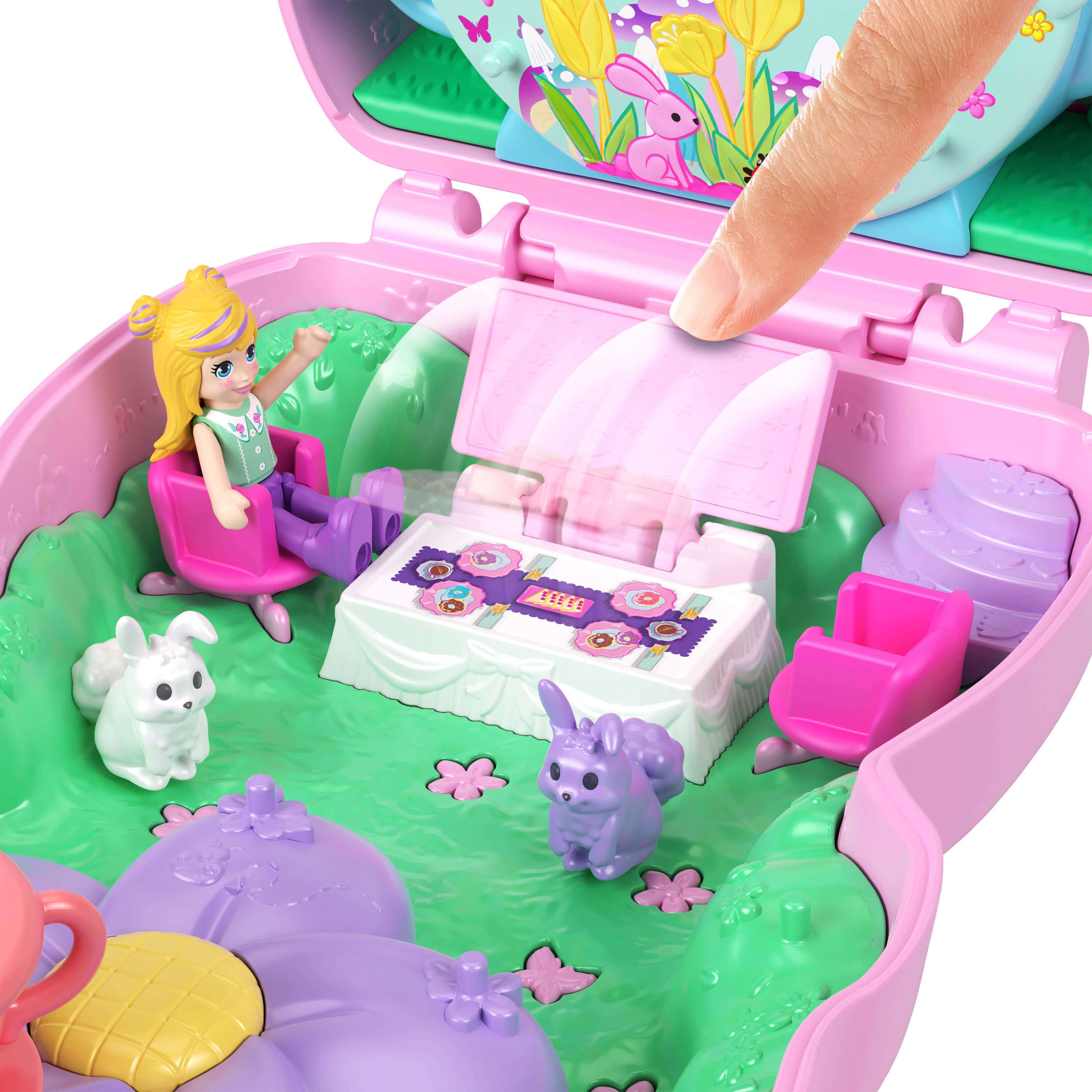 Mattel JFG56; JCR40 - Polly Pocket Teeparty-Häschen Schatulle - % OS; VOL %