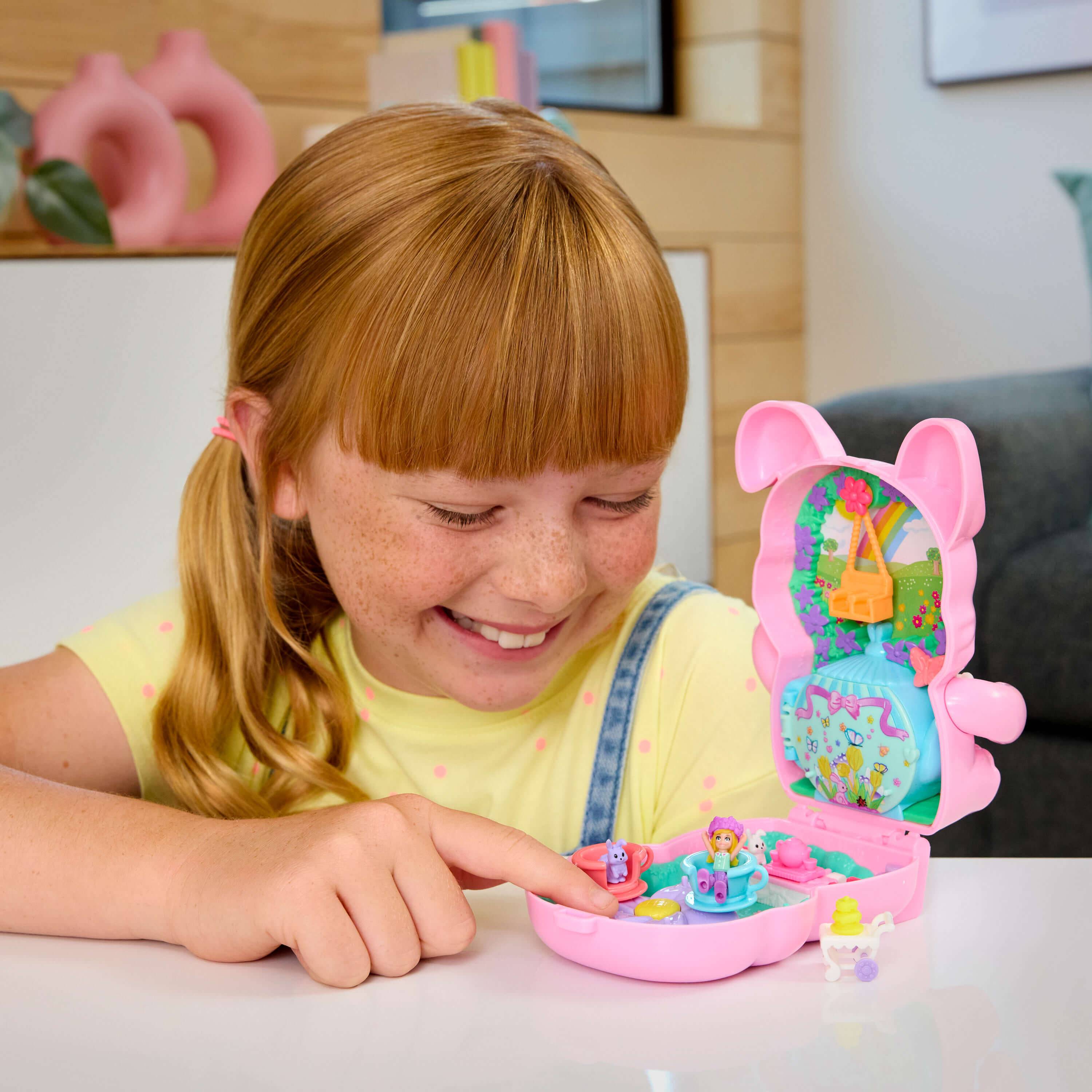 Mattel JFG56; JCR40 - Polly Pocket Teeparty-Häschen Schatulle - % OS; VOL %
