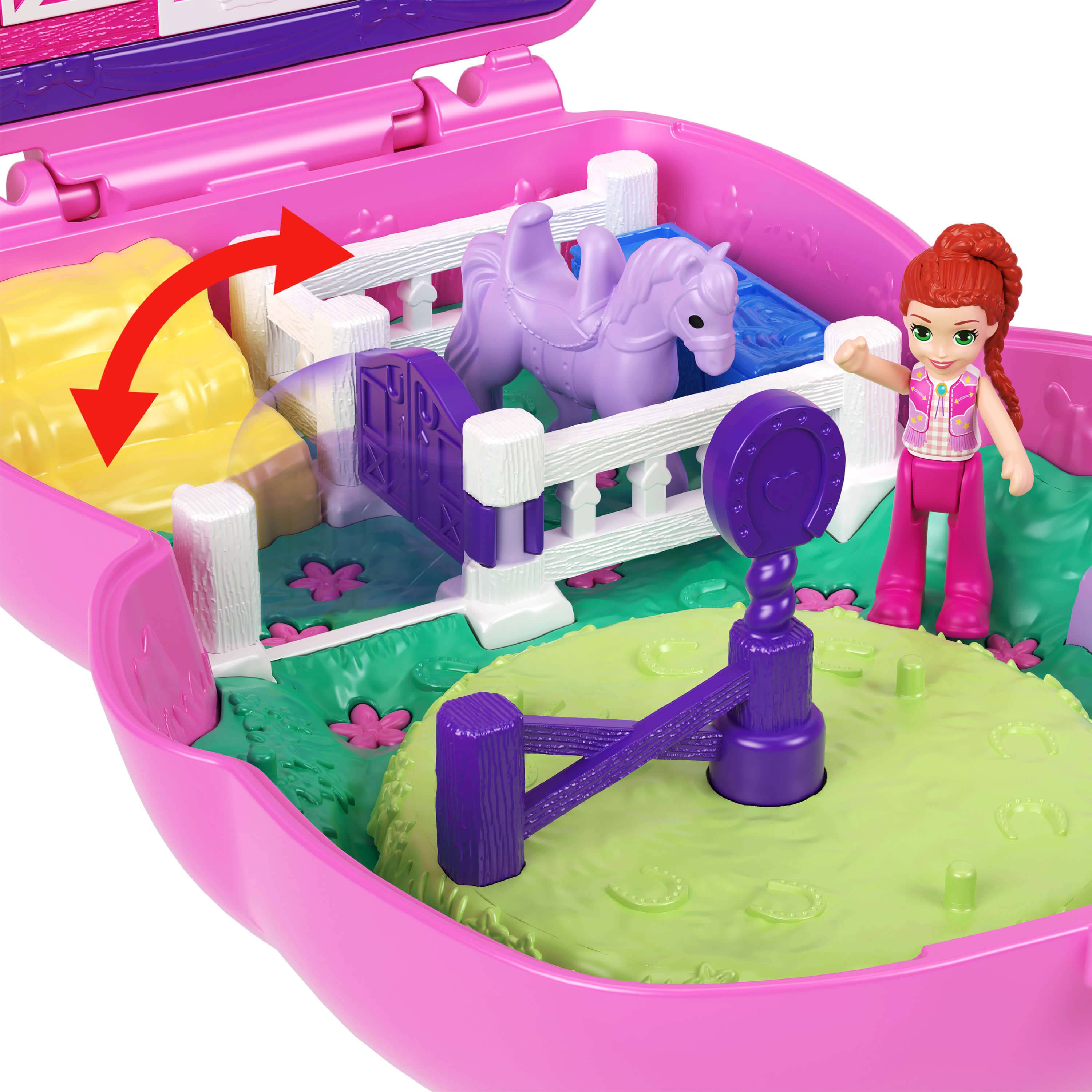 Mattel JFG56; JCR39 - Polly Pocket Pony Rodeo Schatulle - % OS; VOL %