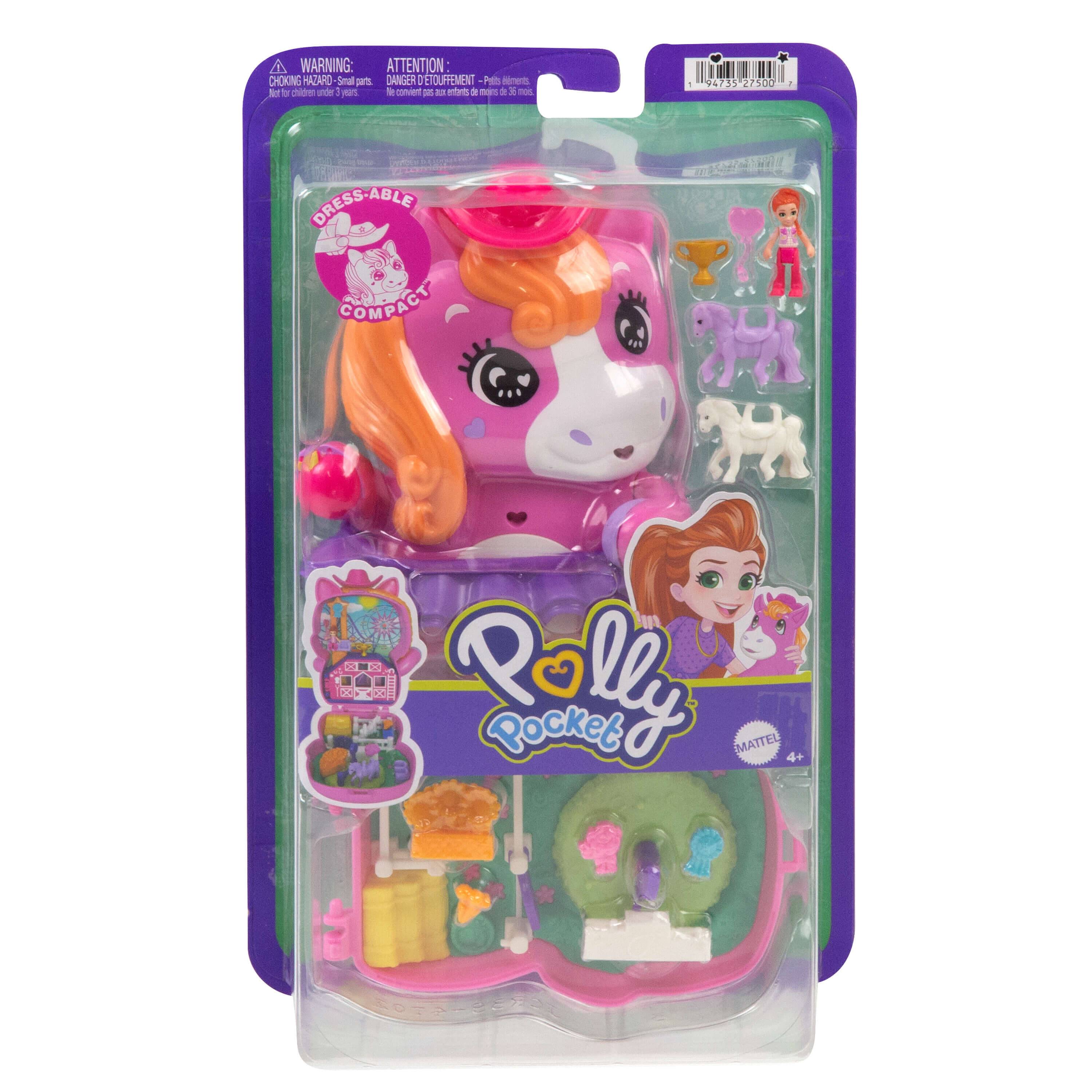 Mattel JFG56; JCR39 - Polly Pocket Pony Rodeo Schatulle - % OS; VOL %