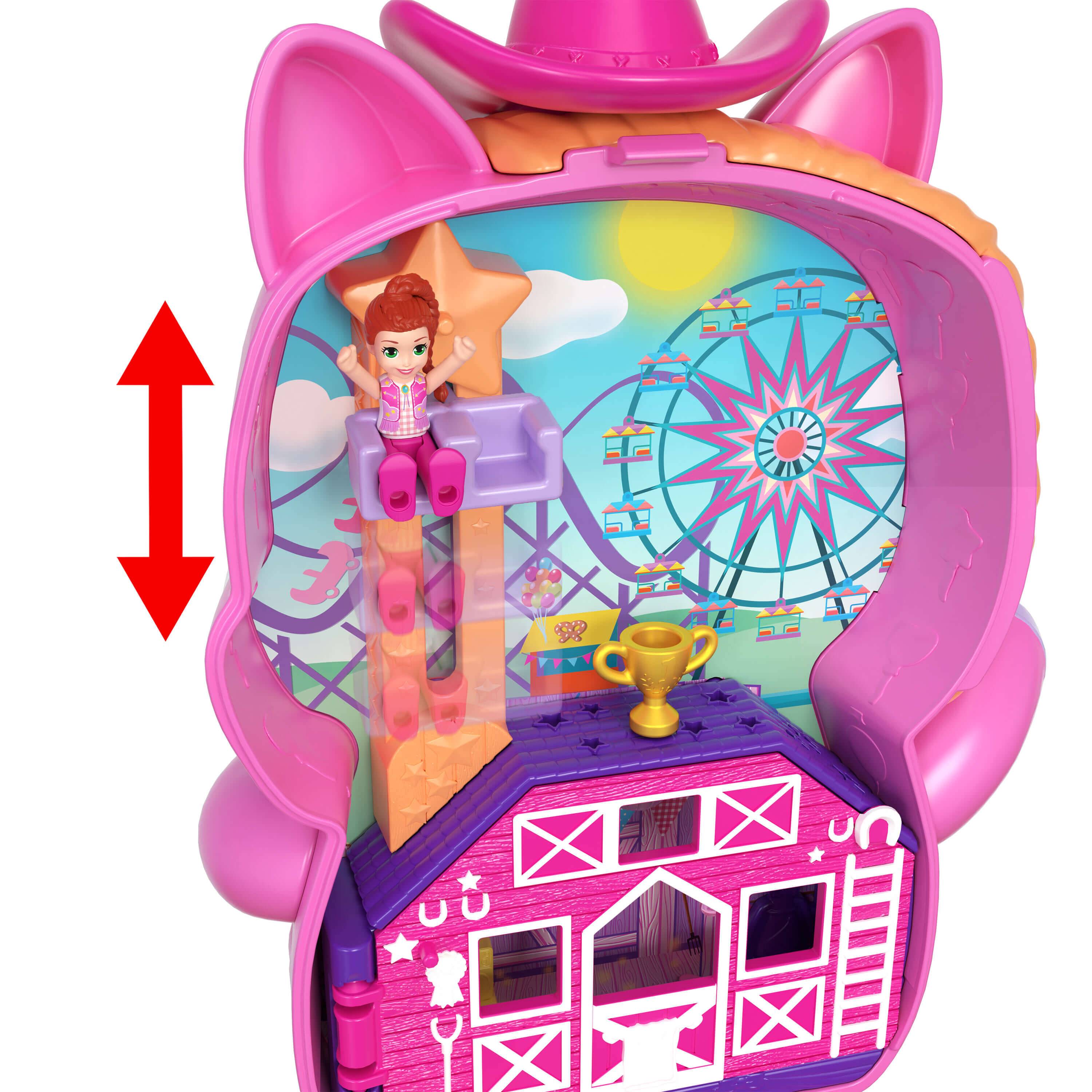 Mattel JFG56; JCR39 - Polly Pocket Pony Rodeo Schatulle - % OS; VOL %
