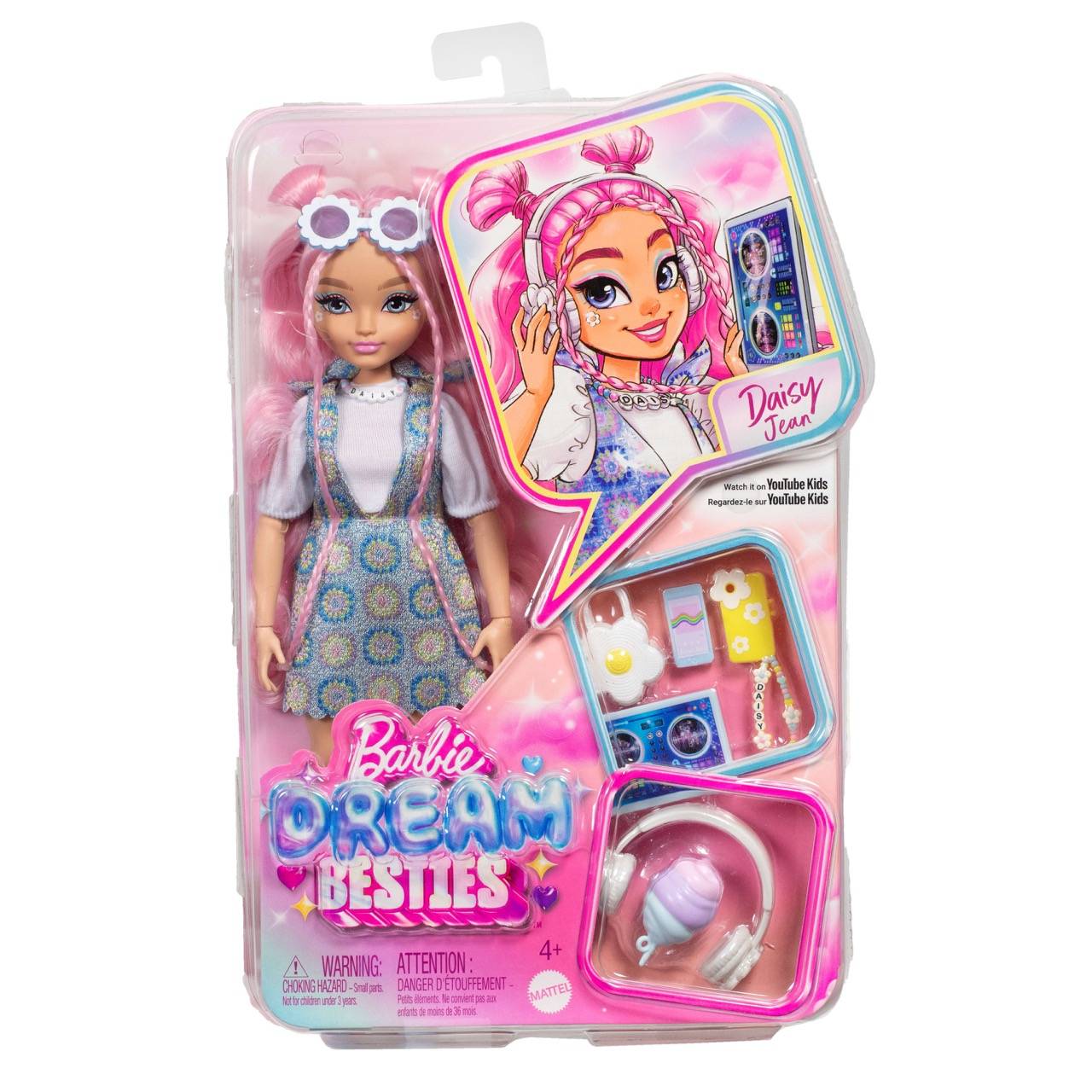 Mattel JDD74 - Barbie Dream Besties Daisy Puppe