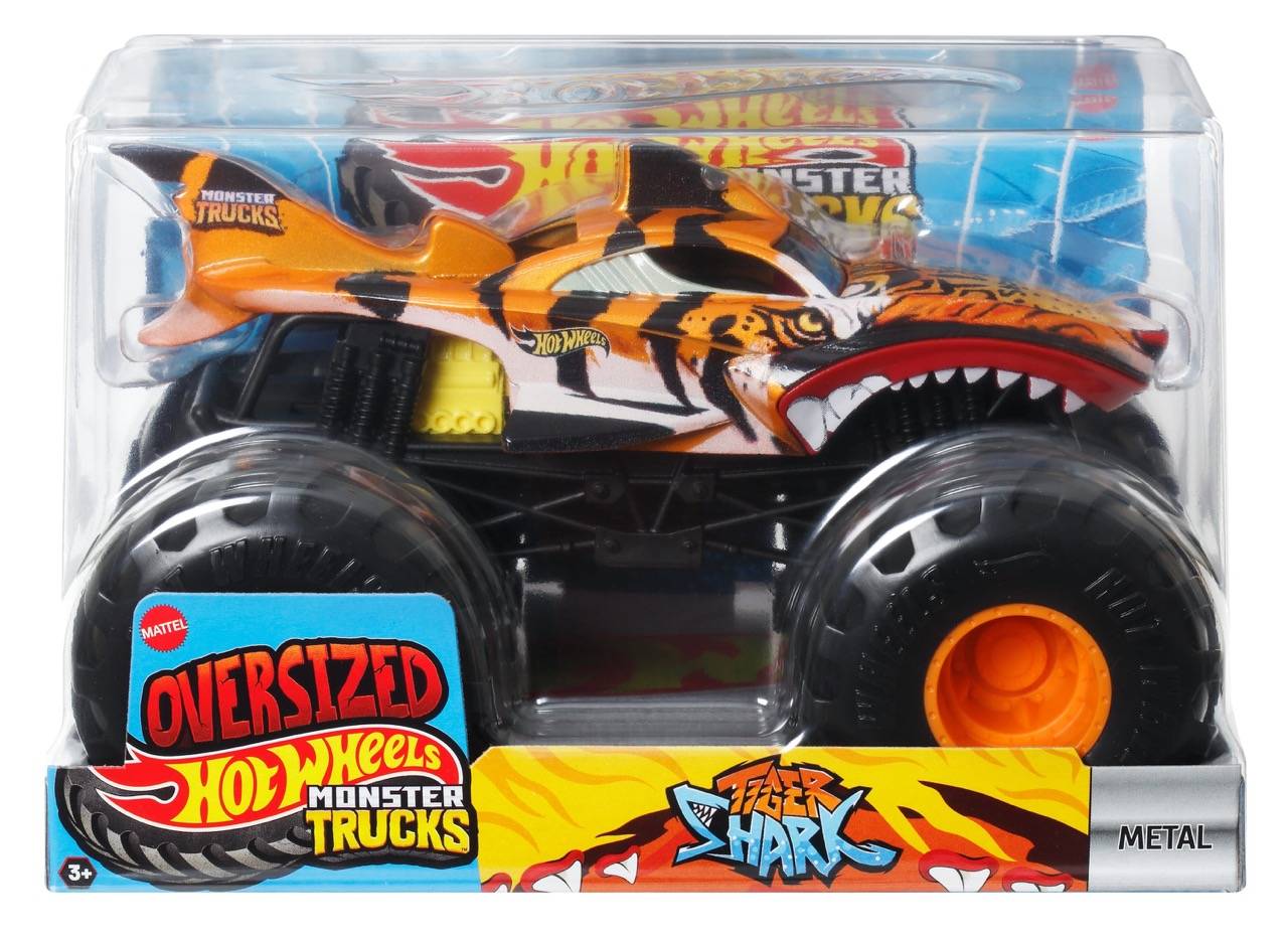 Mattel FYJ83; JDR02 - Hot Wheels Tiger Shark Oversized 1:24