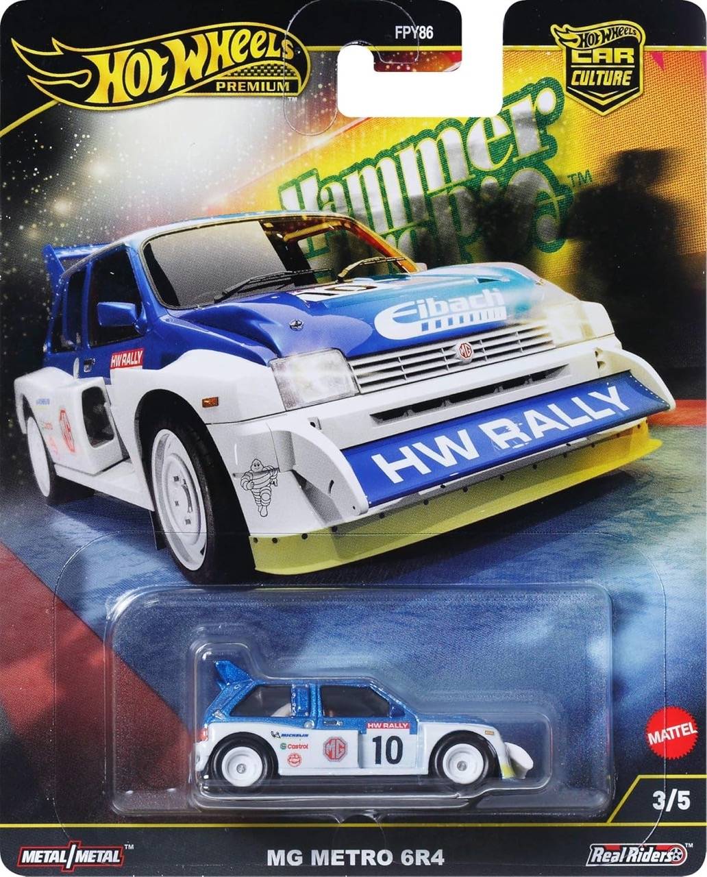 Mattel FPY86; HRW09 - Hot Wheels 86 MG METRO 6R4 - % VOL %
