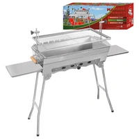 Mangal Ideal Edelstahl 2 mm rostfrei Schaschlik Grill Rost verstellbar Mangal Ideal Edelstahl 2 mm rostfrei Schaschlik Grill Rost verstellbar