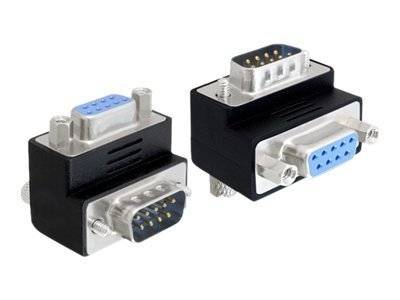 DELOCK Adapter D-Sub9 -> St/Bu 270° Winkel Multimedia-Technik