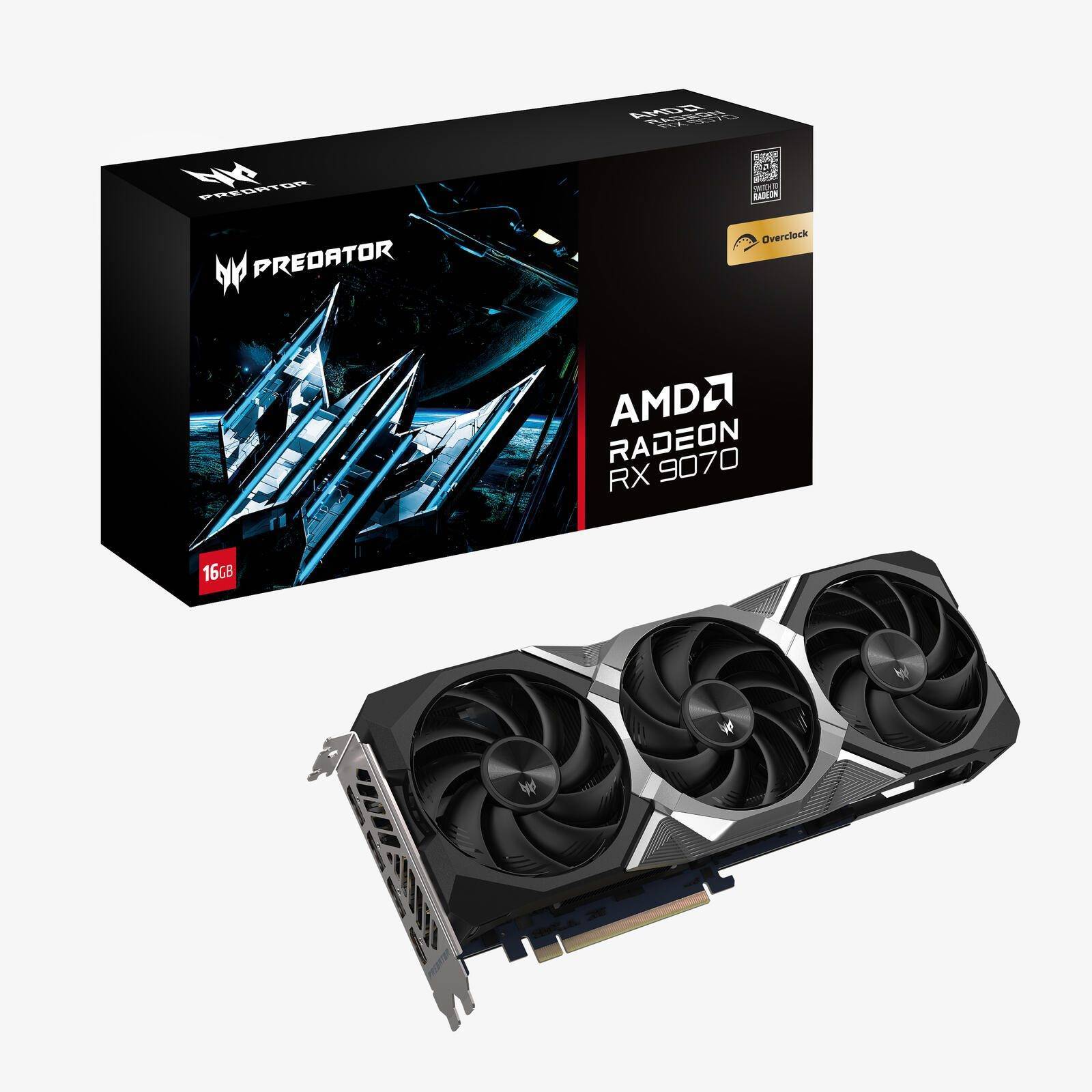 Acer PREDATOR BiFrost AMD RX9070 OC 16GB Multimedia-Technik Grafikkarten AMD