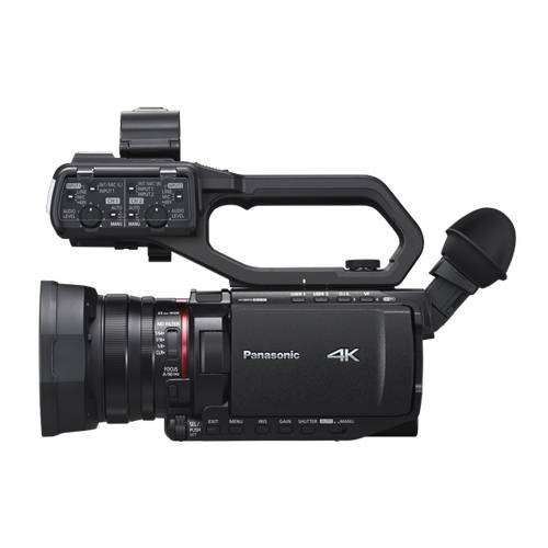 PANASONIC AG-CX18 - 4K 10-Bit 60p Camcorder (3,5“ Touchscreen | OLED-Viewfinder | 25mm Weitwinkel | RTMP | WiFi)