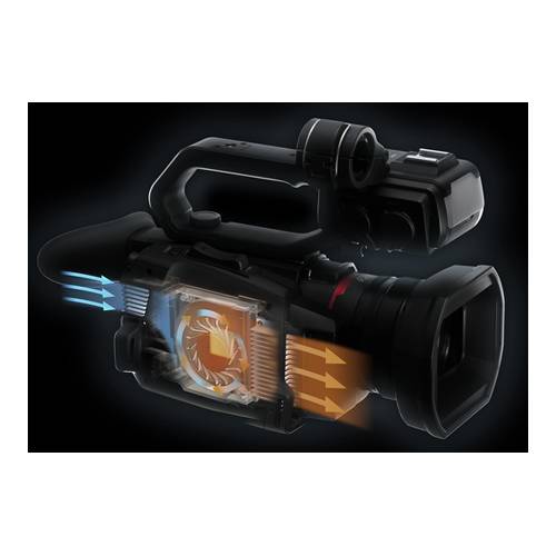 PANASONIC AG-CX18 - 4K 10-Bit 60p Camcorder (3,5“ Touchscreen | OLED-Viewfinder | 25mm Weitwinkel | RTMP | WiFi)