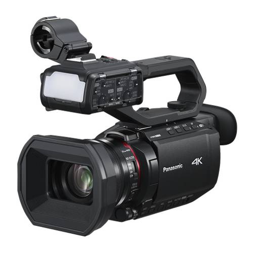 PANASONIC AG-CX20 - 4K 10-Bit 60p Camcorder (3,5“ Touchscreen | OLED-Viewfinder | 25mm Weitwinkel | NDI HX2 | WiFi)