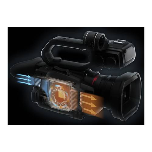 PANASONIC AG-CX20 - 4K 10-Bit 60p Camcorder (3,5“ Touchscreen | OLED-Viewfinder | 25mm Weitwinkel | NDI HX2 | WiFi)