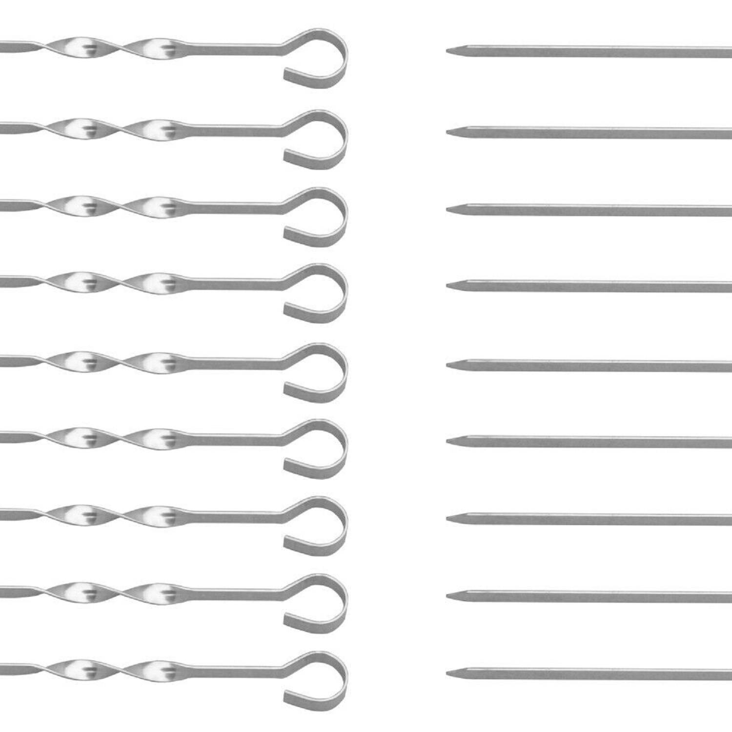 Schaschlik Spieße 50er Pack Schampura 60cm Edelstahl 1.5 mm Mangal