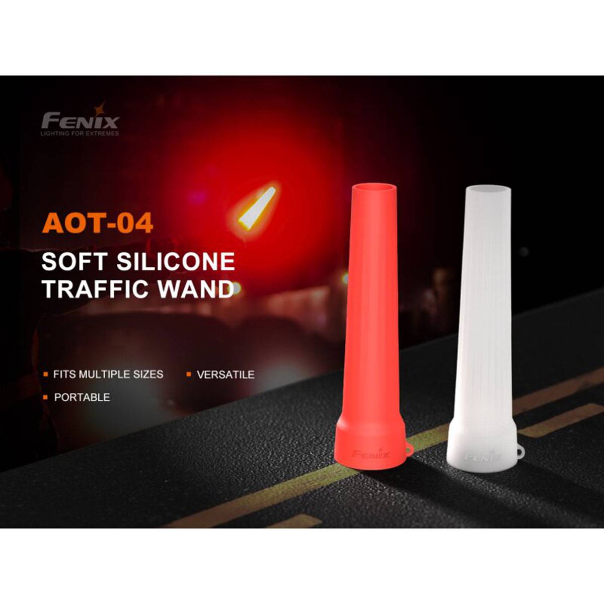 Fenix AOT-04 Traffic Wand - Rot