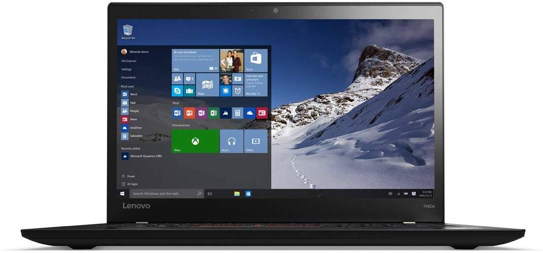 Lenovo ThinkPad T460s i5-6300U 14" FHD Webcam Win10 Pro US 8 GB 256 GB SSD
