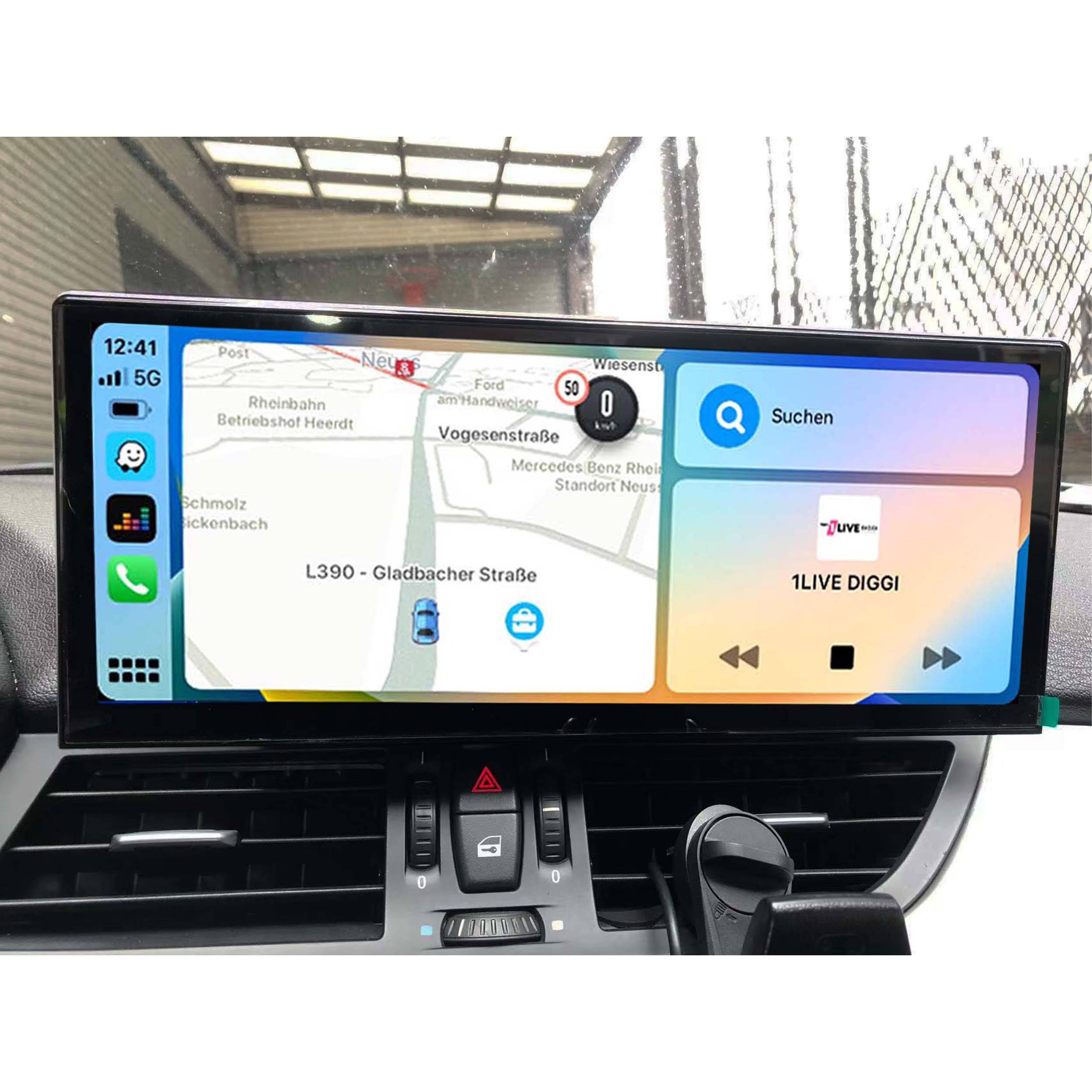 Für BMW X3 E83 + i-DRIVE 12,3" Touchscreen Android GPS Navigation CarPlay