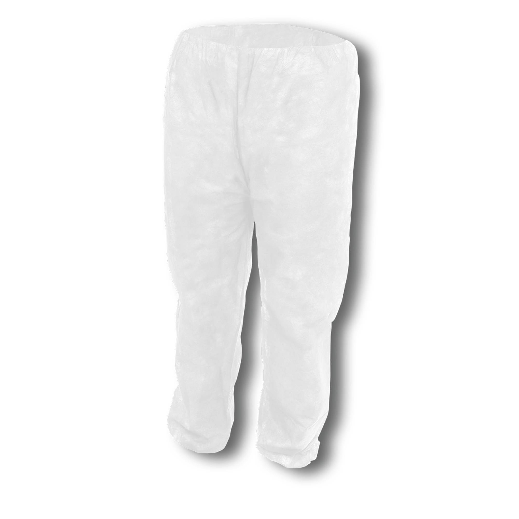 100 x Grösse M Einweg Überzieh Hose Vlies Einweghose Produktion Hygiene Schutzkleidung Labor Lebensmittel Industrie