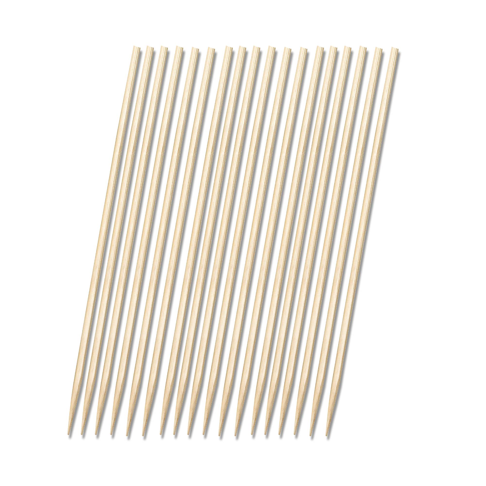 200x Bambusspieß 190x3mm Holzspieße Schaschlikspieße Holz Bambus Fleischspieß BBQ Grillspieße Party Gastronomie robust