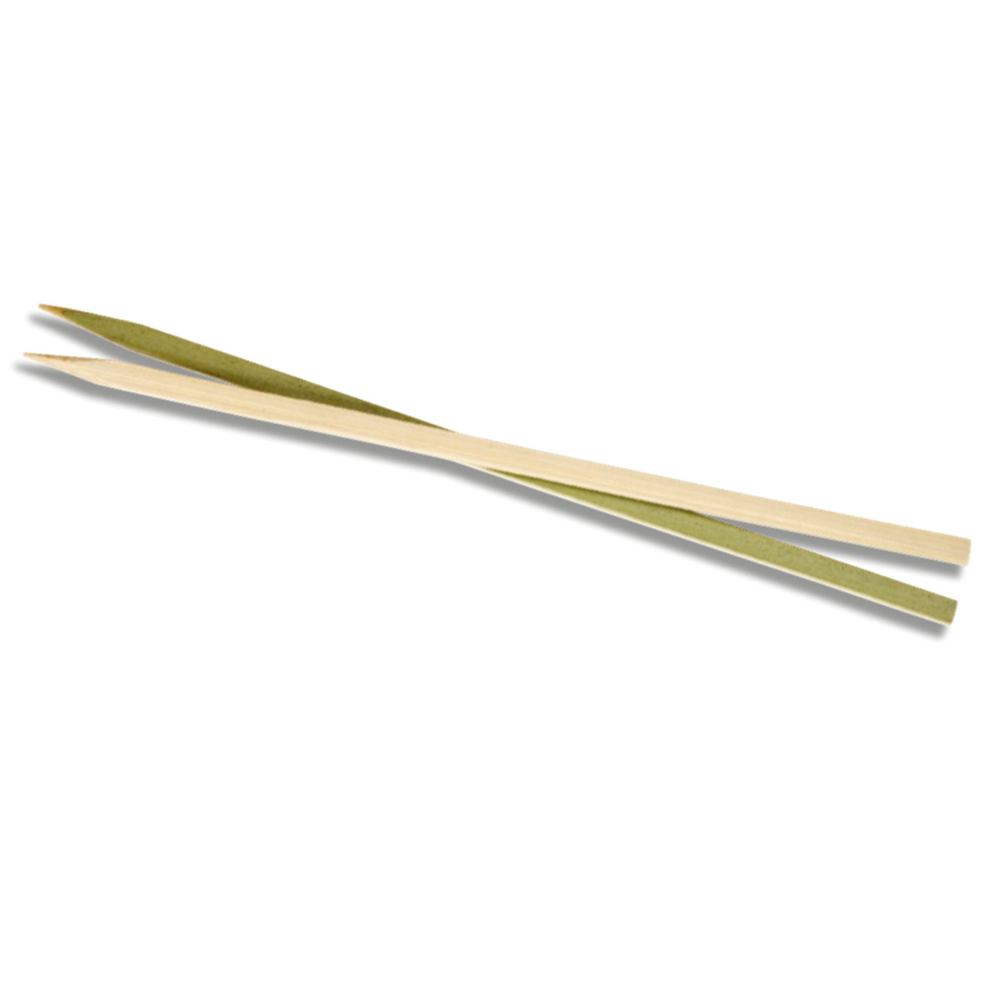 400 x Flachspiesse Flache Bambusspieß Grillspieß Holzspieß Holz Spieße Grillen BBQ Grillspieße Party Gastronomie robust