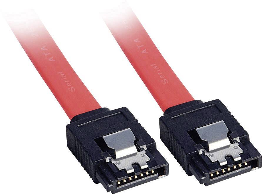 LINDY SATA-Latch-Kabel 0.5m 2x7 pol. SATA Stecker Multimedia-Technik Sata-Kabel