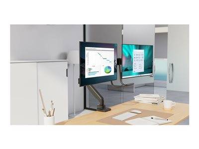 Kensington Monitorarm 32,2TFT,2Gel.max.9kg,grau SmartFit Multimedia-Technik Tischhalter für Monitor