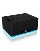 ICY BOX IB-127CL-U3 USB 3.2 Gen 1 (3.1 Gen 1) Type-B Schwarz Multimedia-Technik Dockingstation