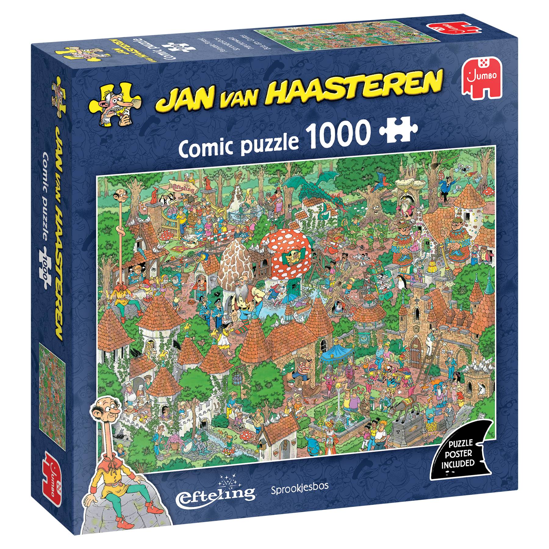 Jan van Haasteren Efteling, Märchenwald, 1000 Teile Puzzle