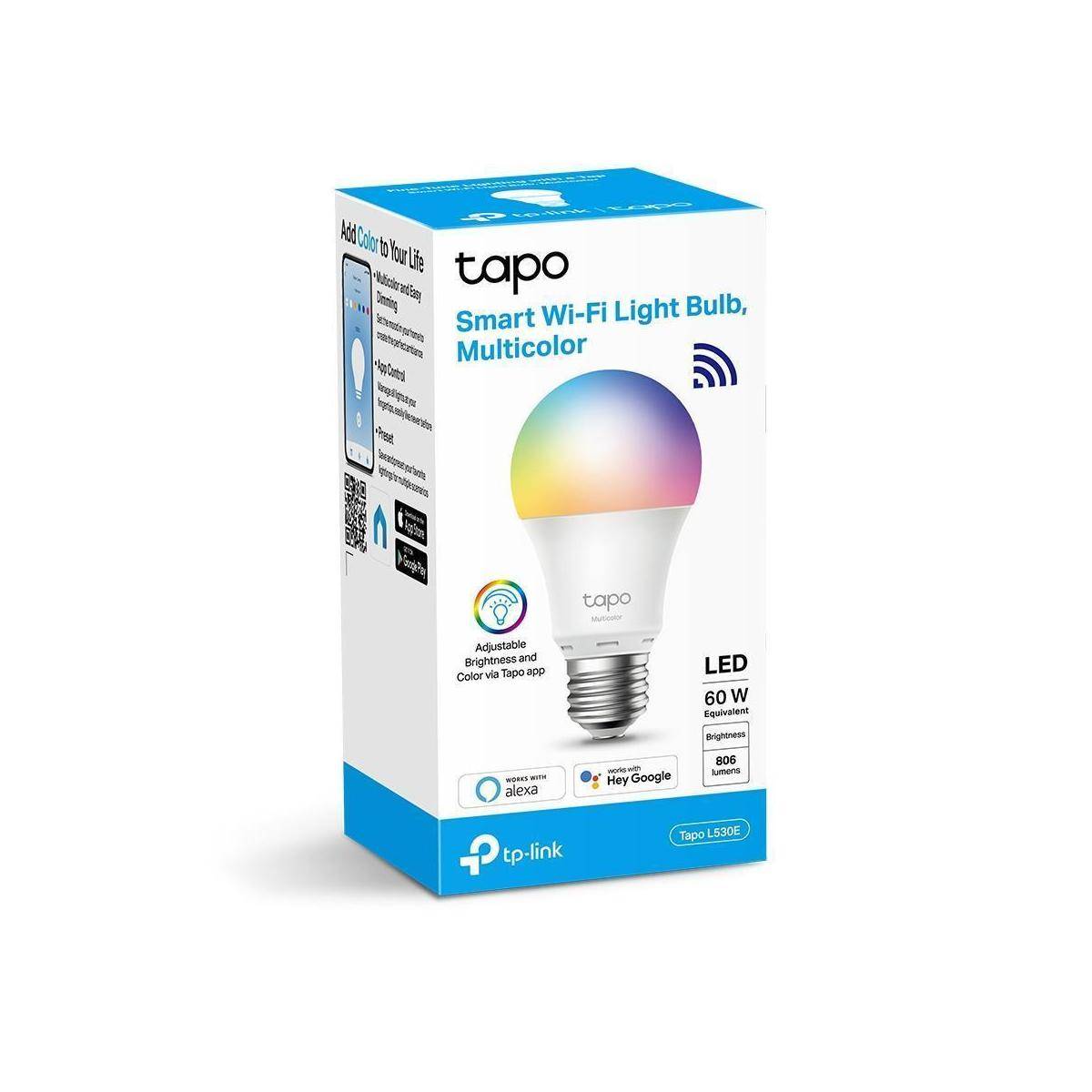 TP-Link Tapo L530E Smart Wi-Fi Light Bulb Multicolor E27
