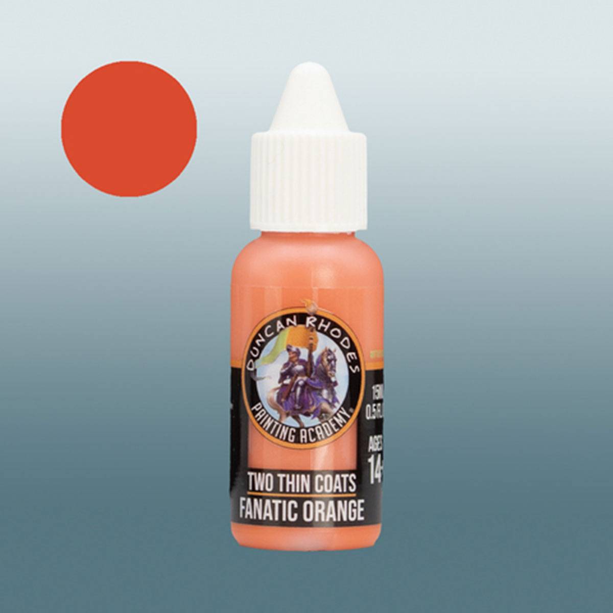 Two Thin Coats Acryl Miniaturenfarbe - Fanatic Orange (Midtone)