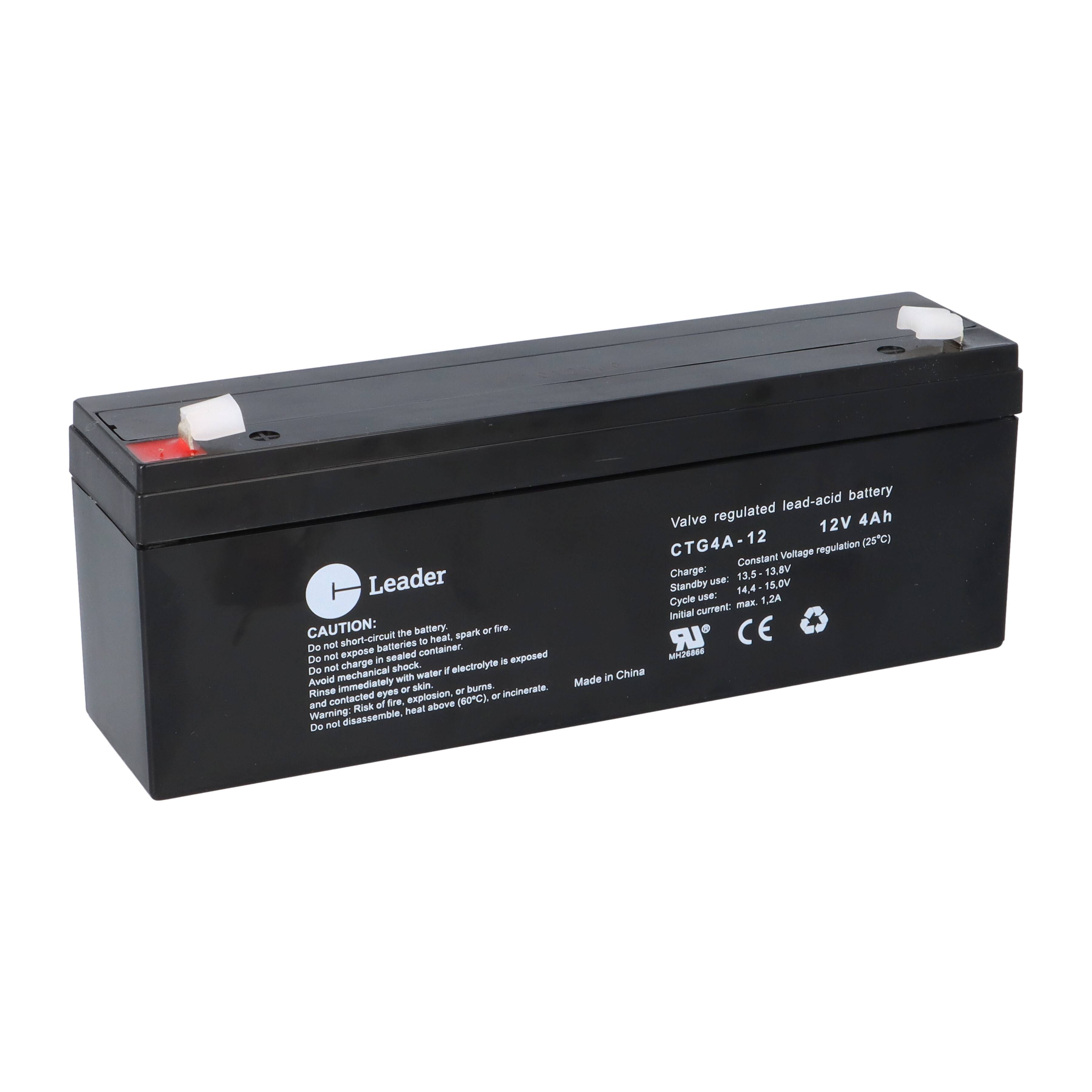 CT Leader AGM Blei Akku CTG4A-12 12V 4Ah 4,8mm Faston