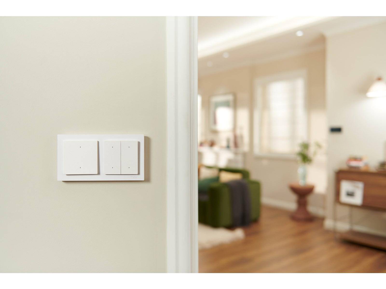 Aqara Light Switch H2 EU, 2 Button, 1 Channel, Matter, Thread, Zigbee, Strommessung