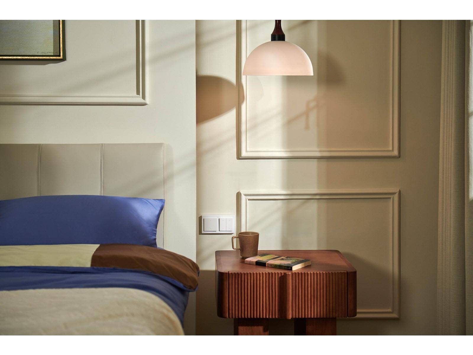 Aqara Light Switch H2 EU, 4 Button, 2 Channel, Matter, Thread, Zigbee, Strommessung, 3V