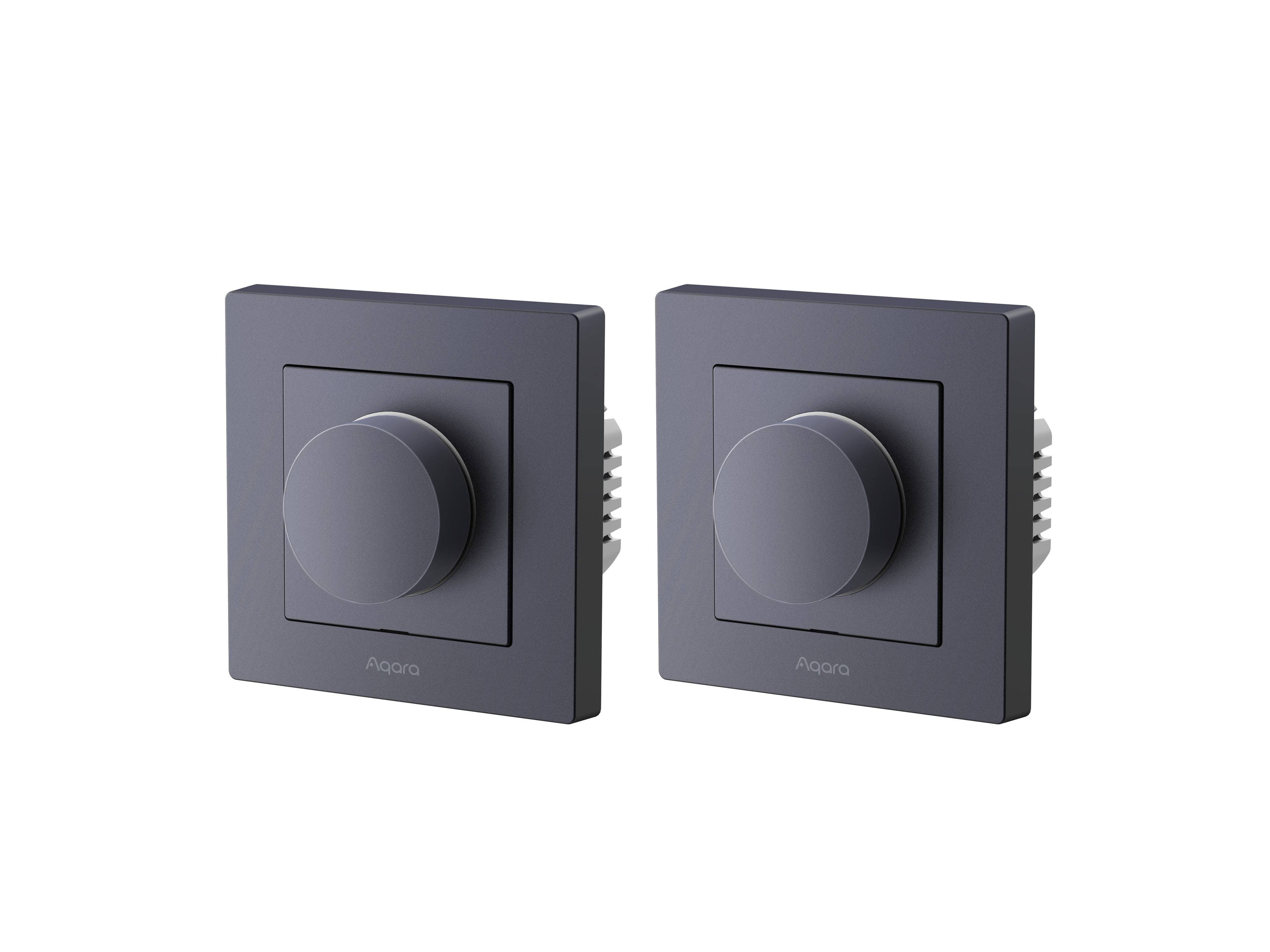AQARA Dimmer-Schalter H2, KD-R01D-G, grau, 2 Stück