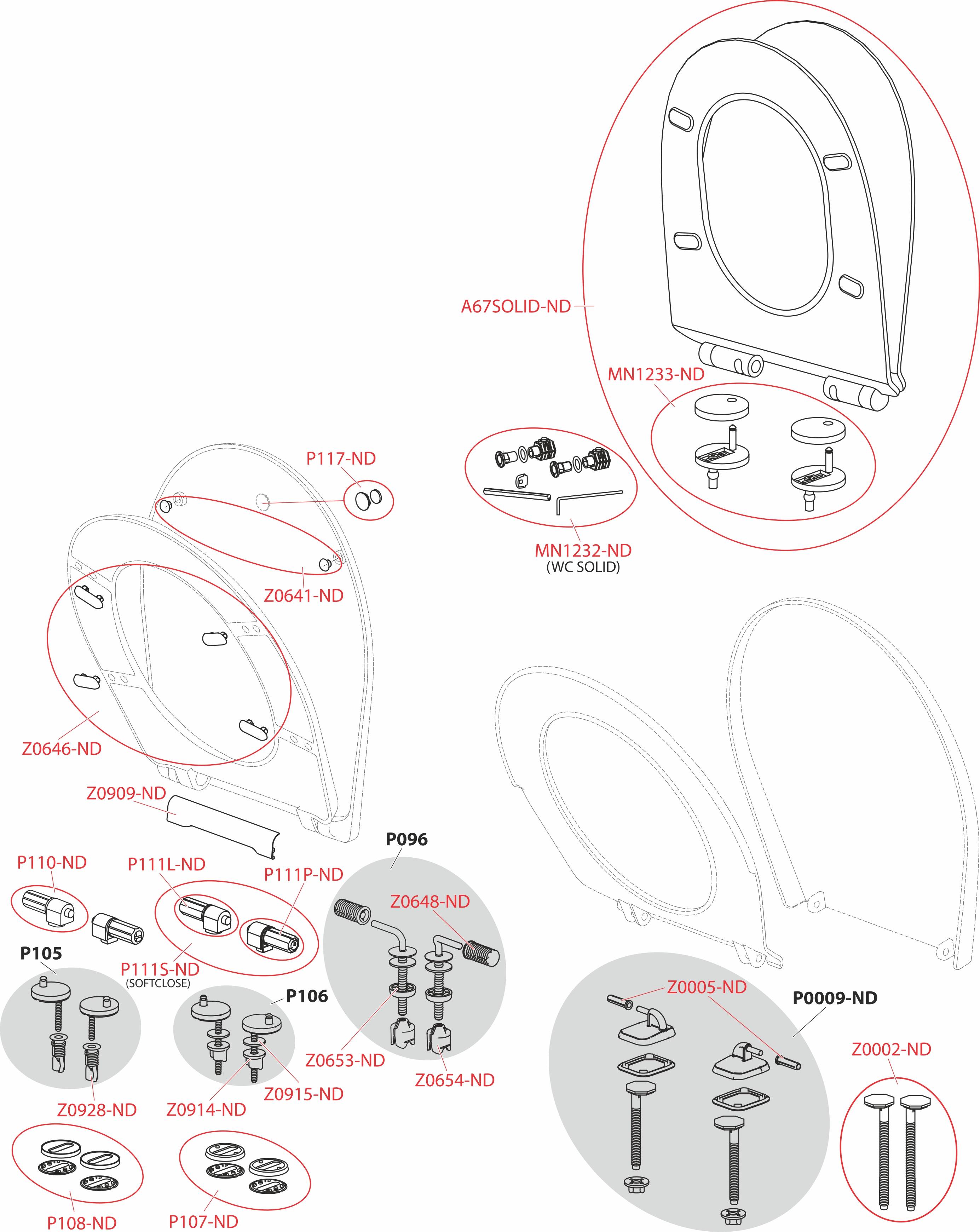 Alcadrain A674S WC-Sitz SOFTCLOSE, Duroplast