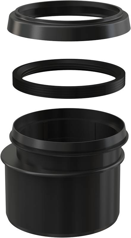 alcadrain M907 Reduktion komplett DN90/110