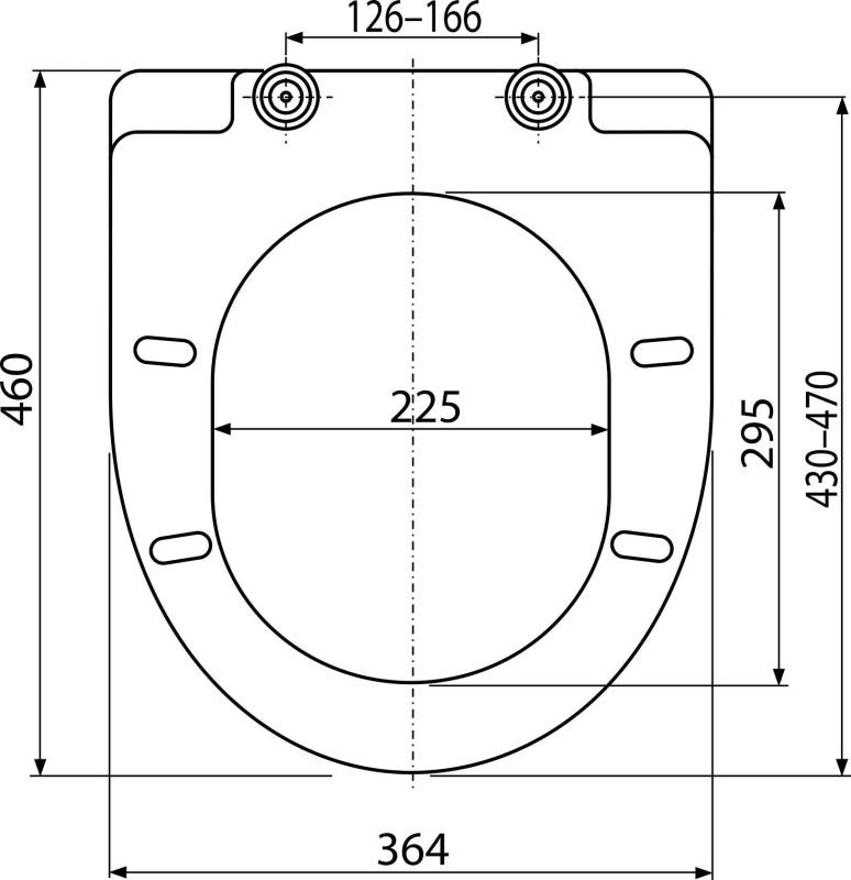 Alcadrain A66 WC-Sitz SOFTCLOSE, Duroplast