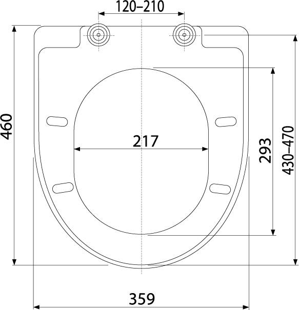 Alcadrain A67 WC-Sitz SOFTCLOSE, Duroplast