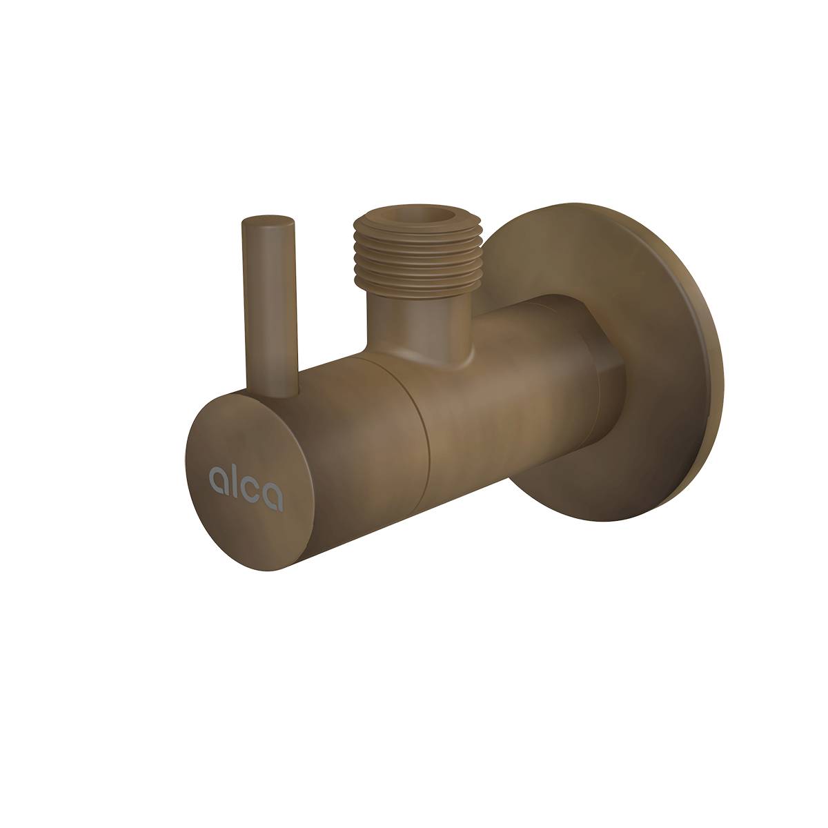 alcadrain Eckventil mit einem Filter 1/2"×3/8", Bronze-Antic