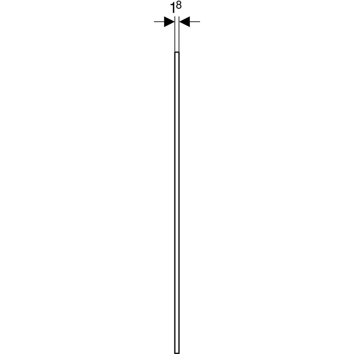Panneau Geberit GIS 1300 x 600 x 18 mm, classe de matériau A2