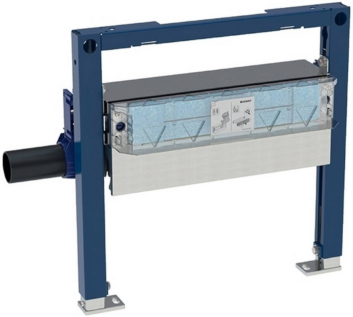 Geberit Duofix Dusch-Element 500 mm mit Wandablauf, d50, niedrige Bauhöhe