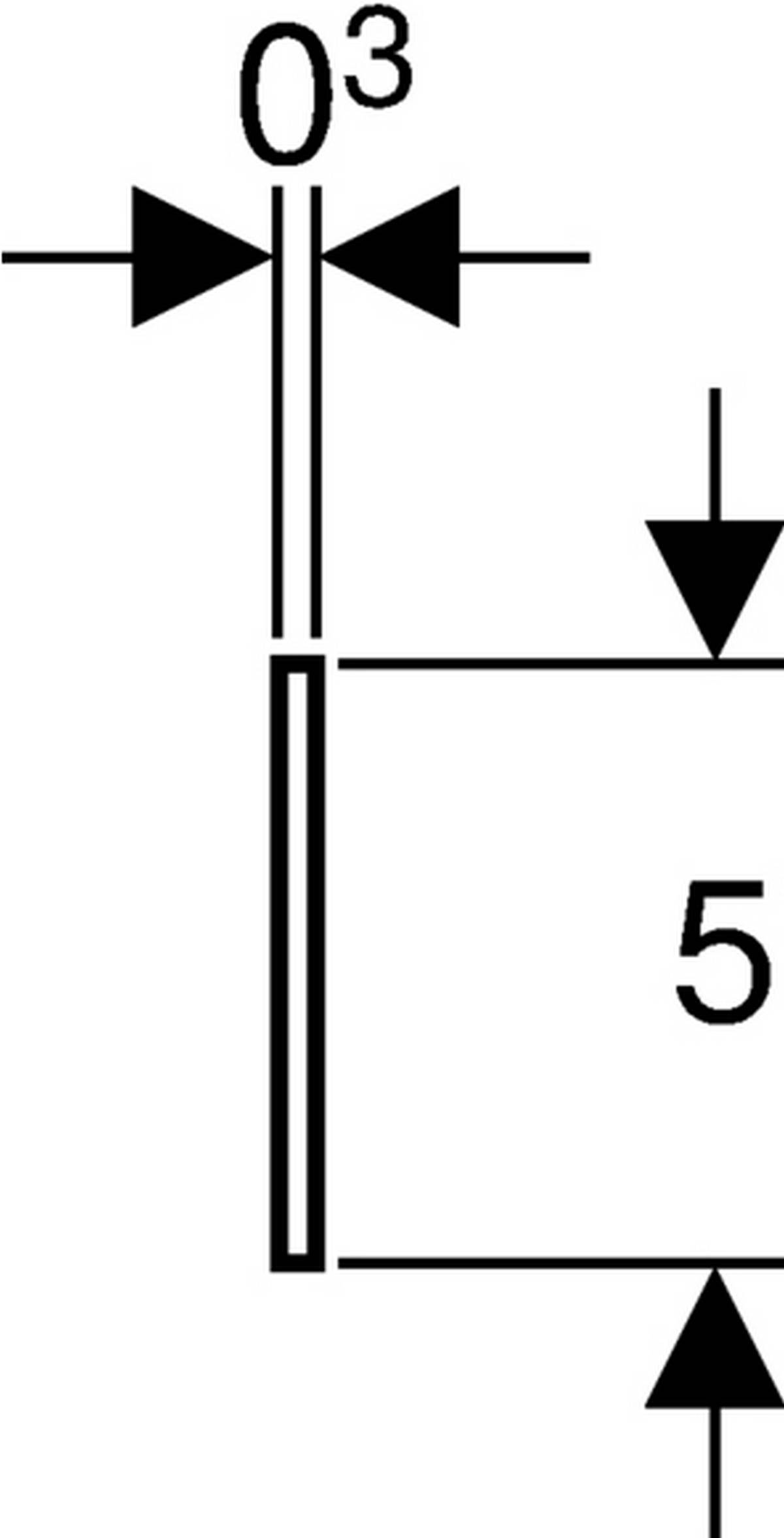 Geberit GIS Trennstreifen, 30 x 0,05 Meter Rolle