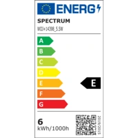 Spectrum LED E27 G45 Filament matt 5,5W 300° Tropfen 610lm 230V Warmweiß 2700K Spectrum LED E27 G45 Filament matt 5,5W 300° Tropfen 610lm 230V Warmweiß 2700K