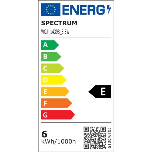 Spectrum LED E27 G45 Filament matt 5,5W 300° Tropfen 610lm 230V Warmweiß 2700K Spectrum LED E27 G45 Filament matt 5,5W 300° Tropfen 610lm 230V Warmweiß 2700K